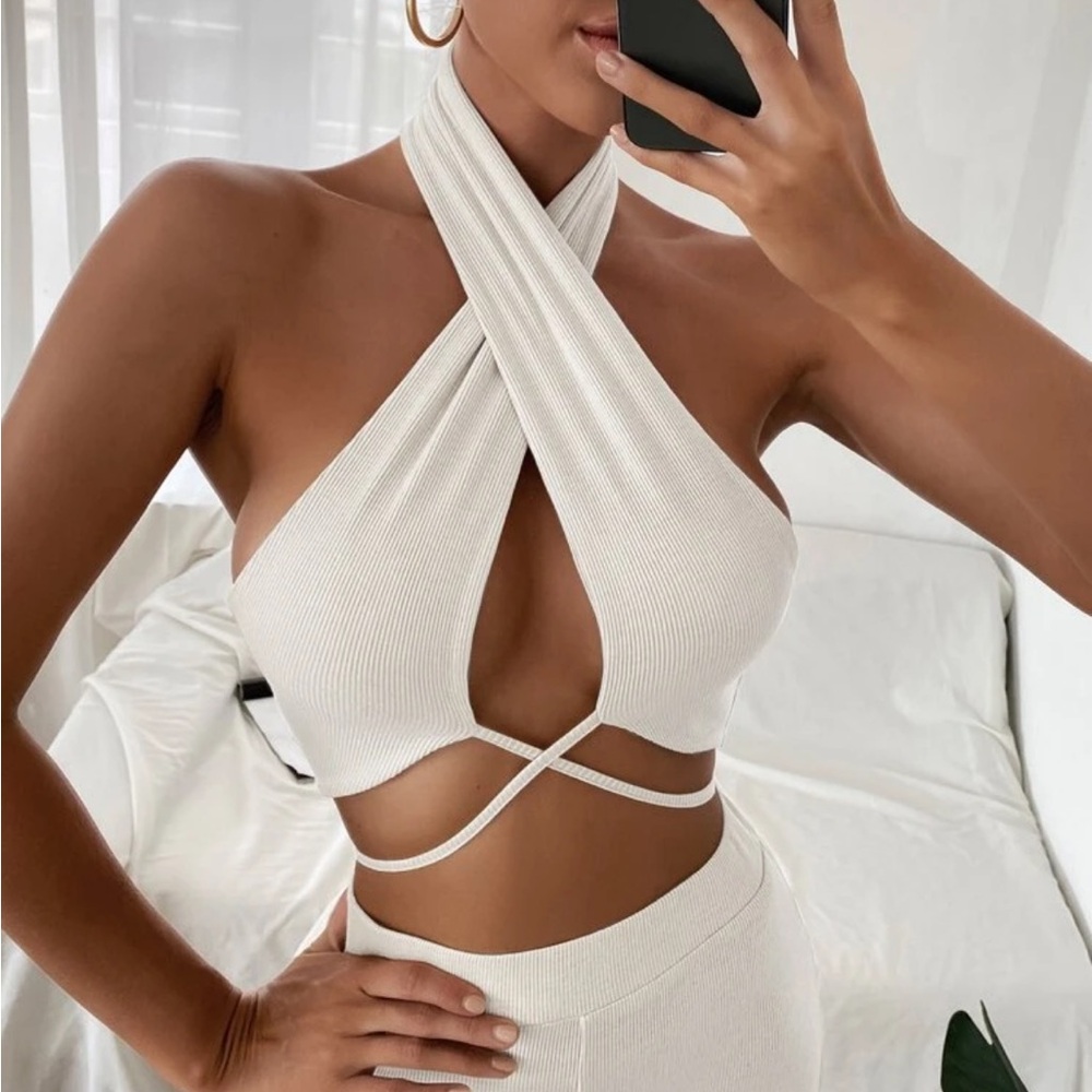 White summer top